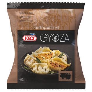 Šaldyti koldūnai GYOZA VIČI, su mėsos įdaru, 400 g