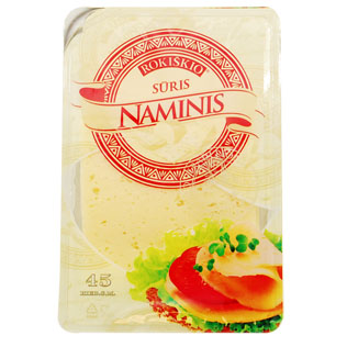 NAMINIS fermentinis raikytas sūris, 45% rieb., 150 g