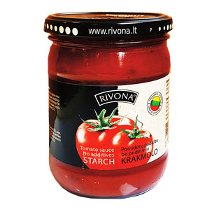 Pomidorų padažas be pridėtinio krakmolo RIVONA, 500 g